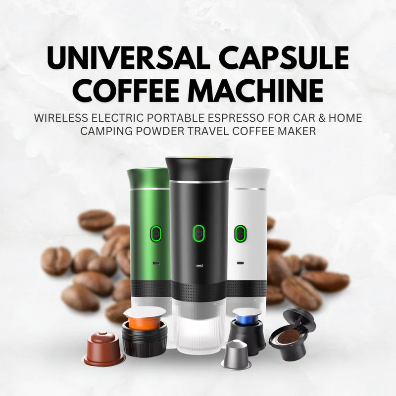 Electric Portable Espresso Coffee Machine - 50% OFF